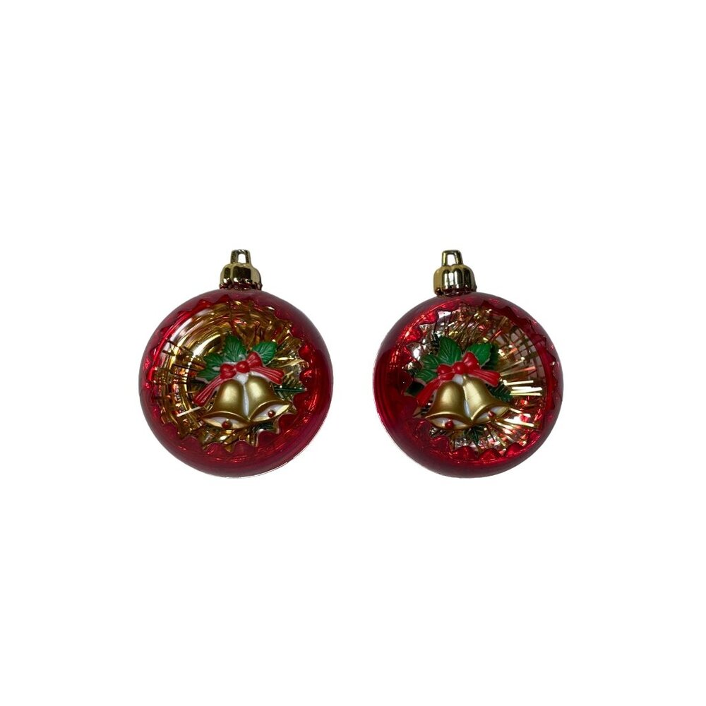 Vintage Christmas Ornaments Used Set of 2 Bulbs
